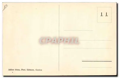 Hospício do Grande São Bernardo — O treinamento dos Cães — J. J. 8471 — Verso