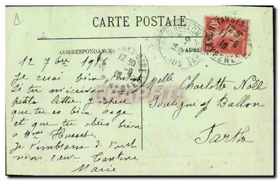 Chien des Pyrénées — Chien des Pyrénées — LL. — Scènes et Types des Pyrénées, n°11 — Verso