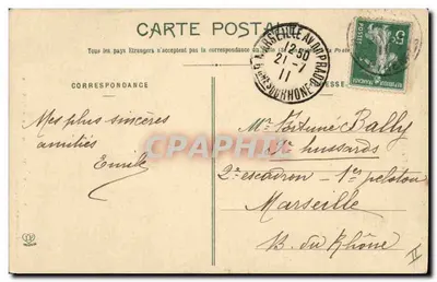 Cão dos Pirineus — Viscos — Fototipia Labouche Frères, Toulouse, n°272 — Verso