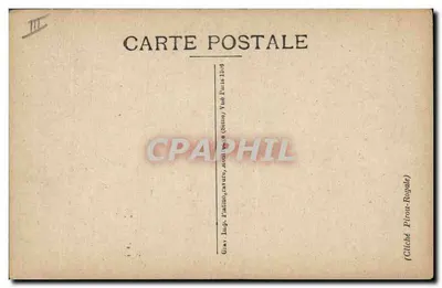 Geral Franchet d'Esperey — retrato militar — Cliché Piron-Royale — Verso