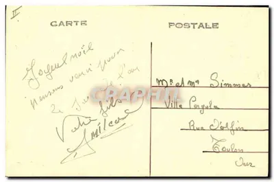Officier en uniforme — portrait — éditeur non visible — Verso