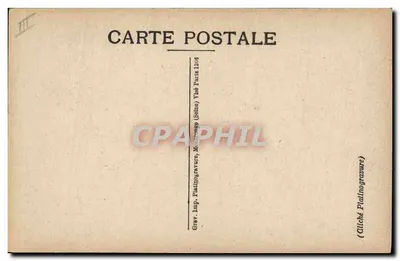 Geral Debeney — retrato militar — Grav. Imp. Platinogravure, Montreuil (Seine) — Verso
