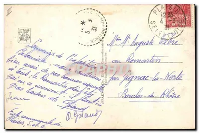 Portrait du Maréchal Lyautey — Exposition Coloniale Internationale de Paris 1931 — de Laszlo Pinxt — Verso