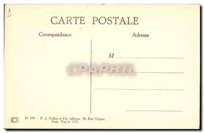 Faça espaço! — O menor ato da vida militar é impregnado da Majestade Sovrana — P. J. Gallais e Cie, editores, Paris — Verso