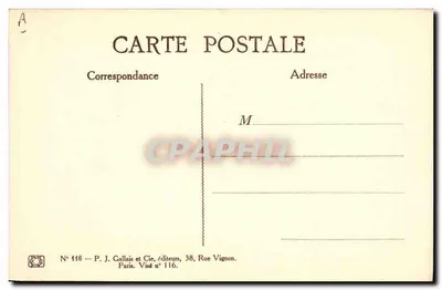 Soldados alemães e civis — caricatura de Graef — editor P. J. Callais e Cie, n° 116 — Verso