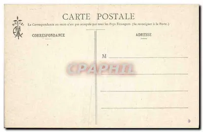 Statua Matki Bożej z Dziecięciem — Les Chansons de Botrel ilustrowane przez E. H. — Breiz (Bretagne) — Rewers