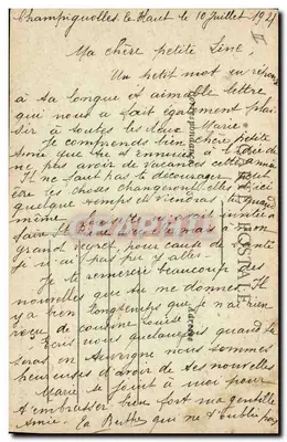 Łowca w lasie Saxi — Legendy św. Saulge — kolekcja A. Roubé-Châtillon — Rewers