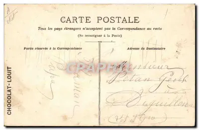 Caccia al cacciatore — Lepre — Edito da Louit Frères & C° — Verso