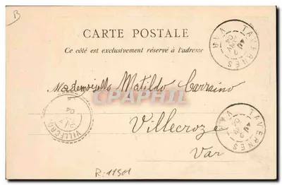 Serie II - Gier — Collection Toul (Impr. 28, rue d'Assy, Paris) — Verlag nicht sichtbar — Rückseite