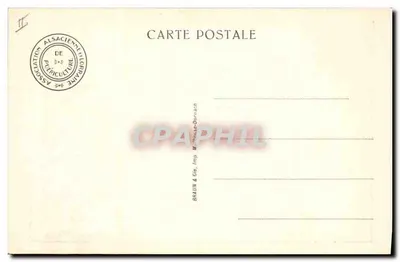 La Chaise — ilustração de Dorette Muller — Associação Literária Alsaciana — Verso