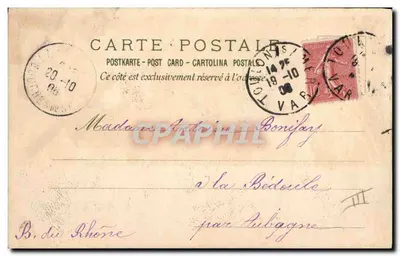 Mulino a vento olandese — donna in barca — Edizione della Végétaline — Verso