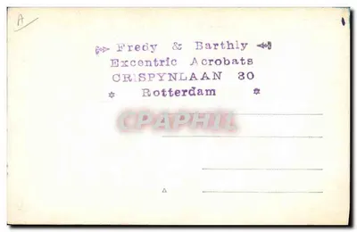 Dwa akrobaci — Fredy & Barthly — — Rewers