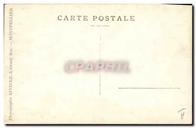 Para w tradycyjnym stroju — fotografia studiowa — Montpellier, Rue Grand'Rivière — Rewers
