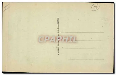 CANNES - Kiosco della Musica - Allée della Libertà — G. Antaud, Nantes — Verso