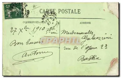 CANNES — Concert sur la Place du Casino — L.L. — n° 1441 — Verso