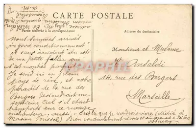 MONTE-CARLO — Terrasse e Kiosque da Música — B. F., PARIS — Verso