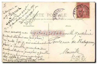 Grenoble — Ogród — wydawca Chir. Grenoble — Rewers