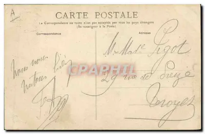 Tipi dei Pirenei — Il padre, la madre e il figlio — n° 2735 — Verso