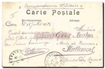 Três generais — Guerra de 1914 — de CASTELNAU — Verso