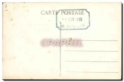 O Marquês de Castellane — retrato militar — editor R. Lefebvre, n° 1088 — Verso