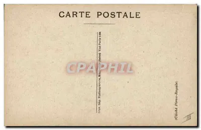 Geral Fayolle — retrato militar — Cliché Pirou-Royale — Verso