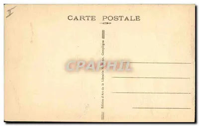 Maréchal Foch — wyjazd do Paryża 11 listopada 1918 — Librairie Médiéne, Compiègne — Rewers