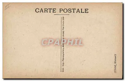 Geral Maistre — retrato militar — gravura Pigmnographe, Montenje (Sond) Paris — Verso