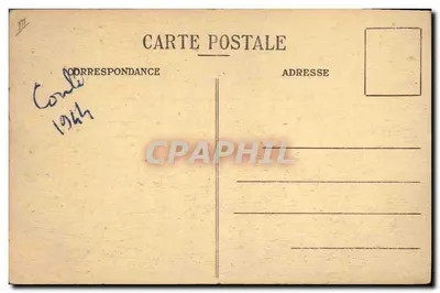 Paquebote "Gouverneur Geral Cambon" — Cie de Navegação Mixta (Cie Touache) — Linha da Argélia-Tunísia — Verso