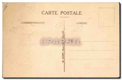 Paquebote "El Kantara" — Cie de Navegação Mixta (Cie Touache) — M. Audry, Marselha — Verso
