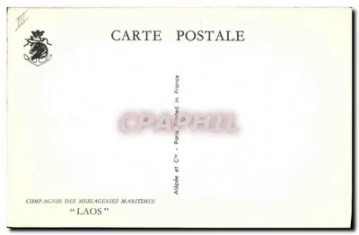 Cruiser e veleiro — ilustração — Alépée e Cie, Paris — Verso
