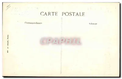 Transatlantyk "Lafayette" — Le Havre — Wydawca MP Le Doley, Paryż, nr 12 — Rewers