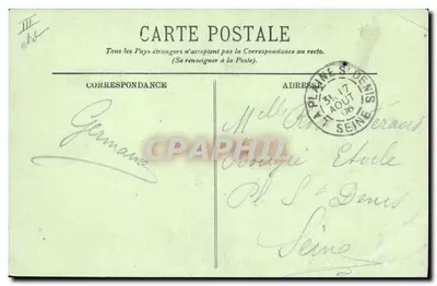 Le Havre — Le Transatlantique "La Lorraine" — LL. — n°52 — Verso