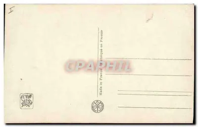 Gato espreitando pássaros — L. Darriet — editor A.J.N. Paris, n° 5061 — Verso
