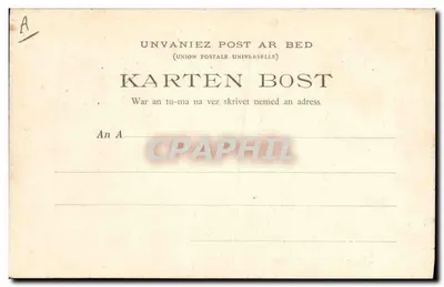 M. i Pani Th. Botrel — Ilustrowane sceny Bretanii — Éd. E.H. — n° 202 — Rewers