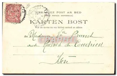 As Canções de Botrel ilustradas — Os Boatos do Lavoire — Coleção E. Hamonic — Verso