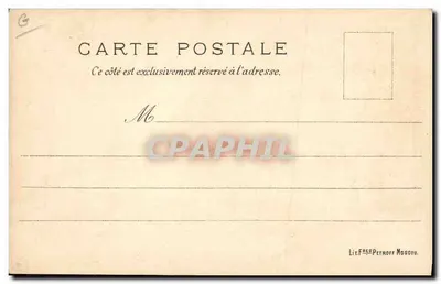 Caçador e seu cão — cena de floresta — Sociedade Brocard & Cie — Verso
