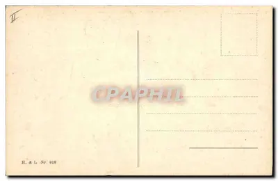 Três personagens antropomórficos — caricatura — H. & L. Nr. 018 — Verso