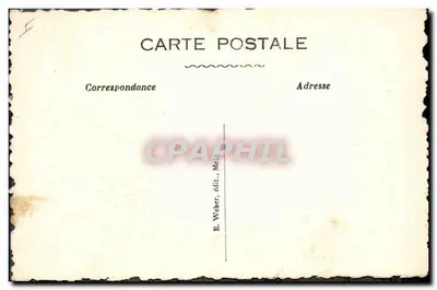 Metz — Il Kiosco dell'Esplanade — E. Weber, editore, Metz — Verso
