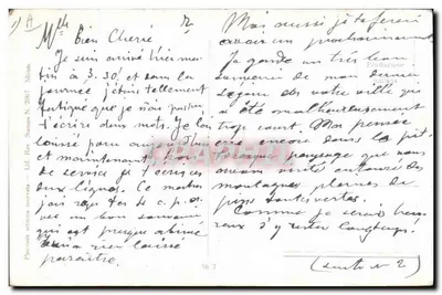 Giovane donna e cane — illustrazione di G. W. Chestier — editore non visibile — Verso
