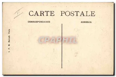 Paris — Jardim das Plantas — Cão das Alpes (Saint-Bernard) — Verso