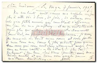 Général Dubail — Promu Grand-croix de la Légion d'honneur — Carnicade Paris — Verso