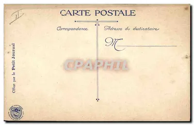 Portrait d'un officier — buste en uniforme orné de décorations — éditeur : Petit Journal — Rewers