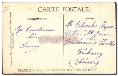 Mariscal Sir J. French — Os Vencedores da Marna — Edição Phoscao — Verso