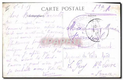 Le Havre — Transatlantyk "La Lorraine" — Rewers