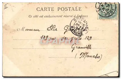 Le Havre — "La Lorraine" — E. J. — Verso