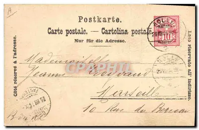 Schilder buiten — uitzicht op meer met zeilboot — F. PAXOT & CIE, Faijouze, LAUSANNE, nr. 5 — Achterkant