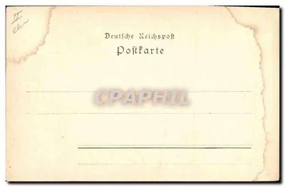 Artista pintando sob um guarda-chuva — Hessen — Verlag der X. G. Elwert'schen Tüftel-Buchhalle, Marburg 12 — Verso