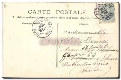 Sens — Les Bourdons, Savinienne, 15,500 Kilos — Obra de Mongin-Viard 1560 — Coleção P.R. - S — Verso