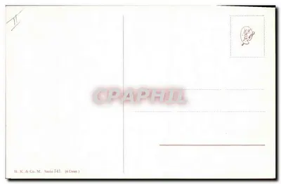Dwa tetra w locie — malowanie — H. K. & Co. M. Seria 541 (6 Rysunki) — Rewers