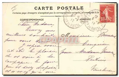L'Auto des Postes — Scènes des P.T.T. — Éditeur : D. Morer — Verso